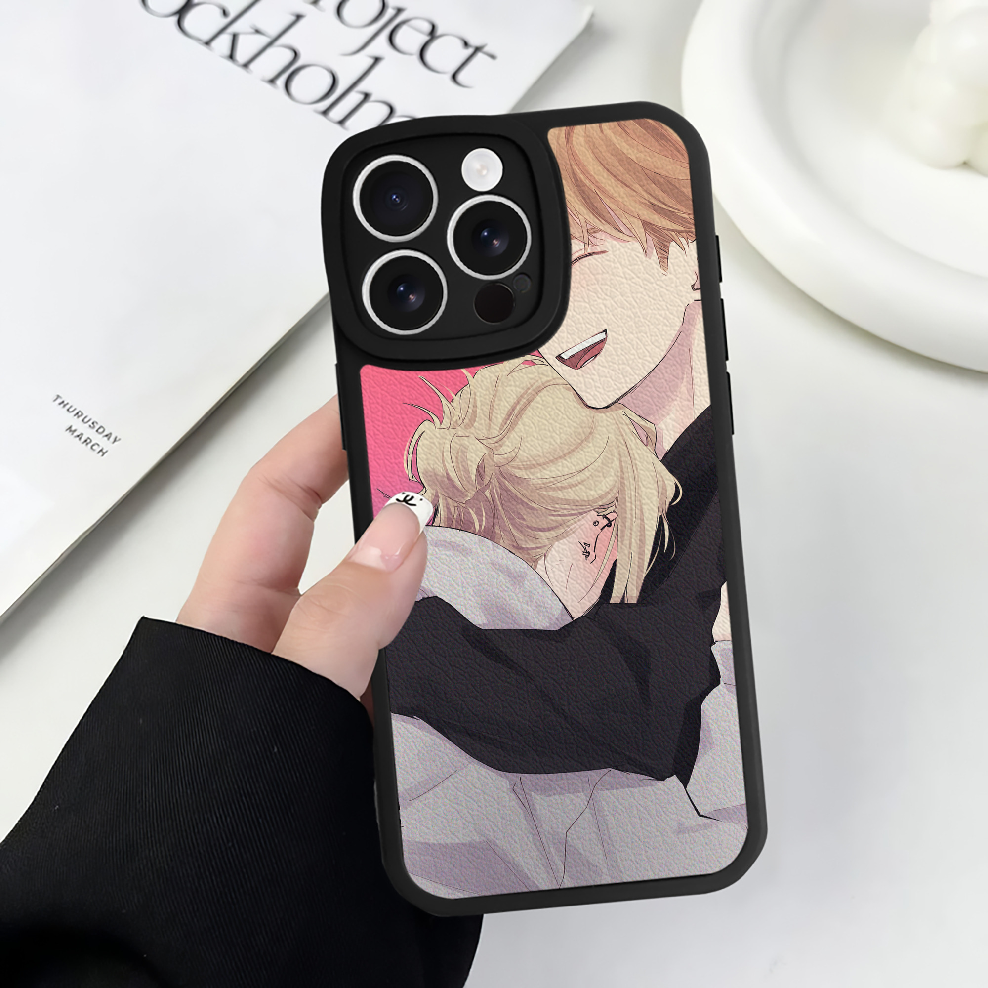 （画像用） 進撃の巨人 Attack on Titan 【iPhone 16シリーズ対応】シリコンスマホケース（レザー調） 材質：シリコン